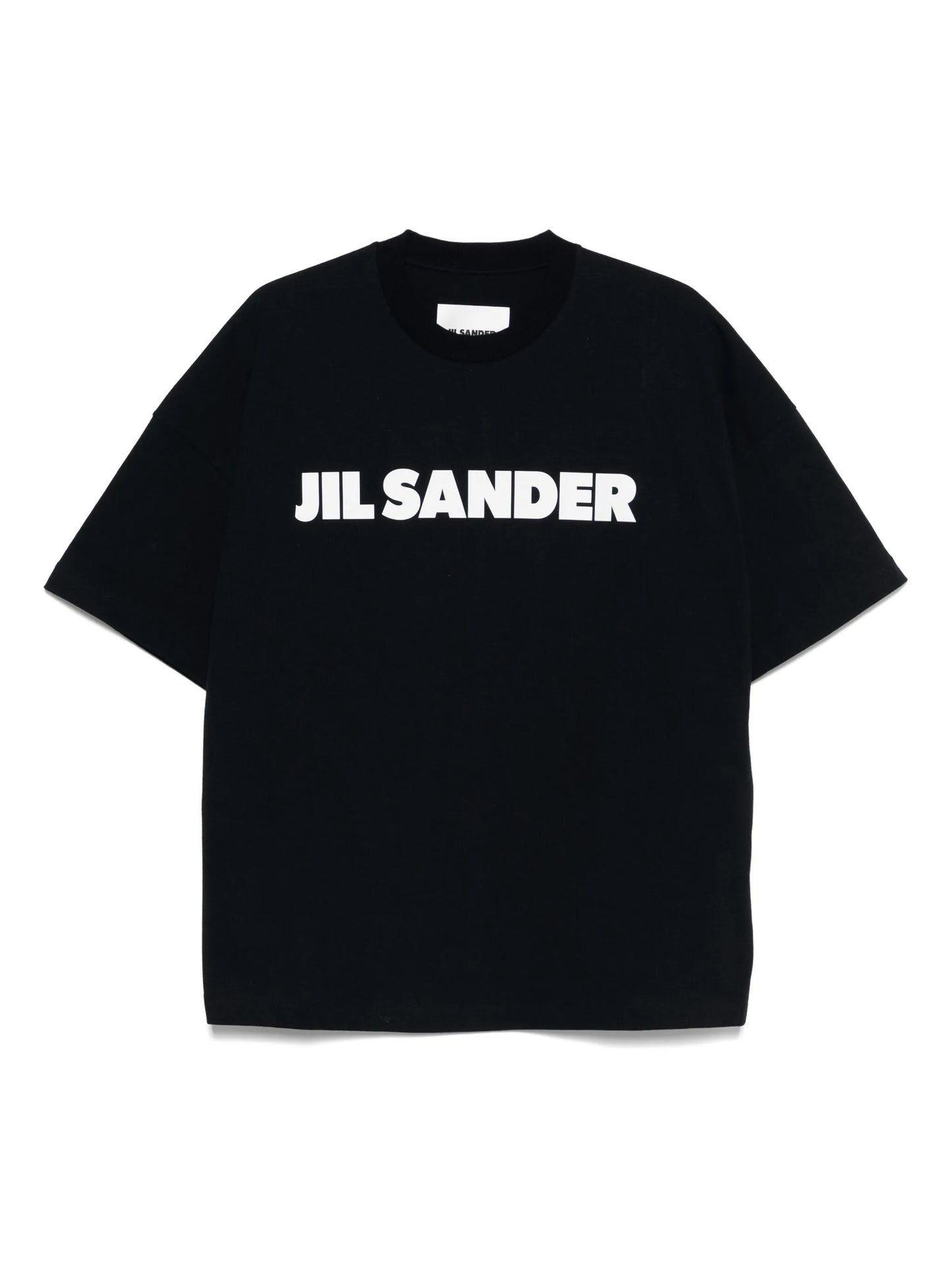 Jil Sander Logo Printed T-Shirt Black
