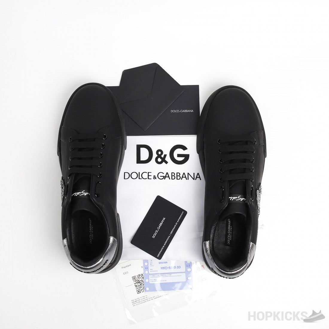 Dolce & Gabbana Portofino crown-patch leather