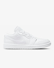 AJ  1 Low White