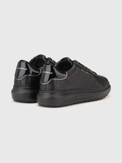 Karl Lagerfeld KAPRI LUG leather sports shoes with monogram logo