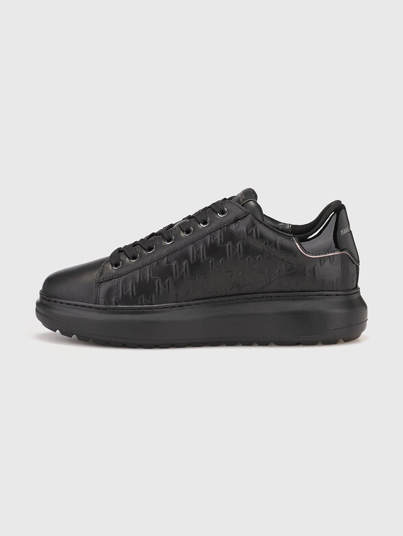 Karl Lagerfeld KAPRI LUG leather sports shoes with monogram logo