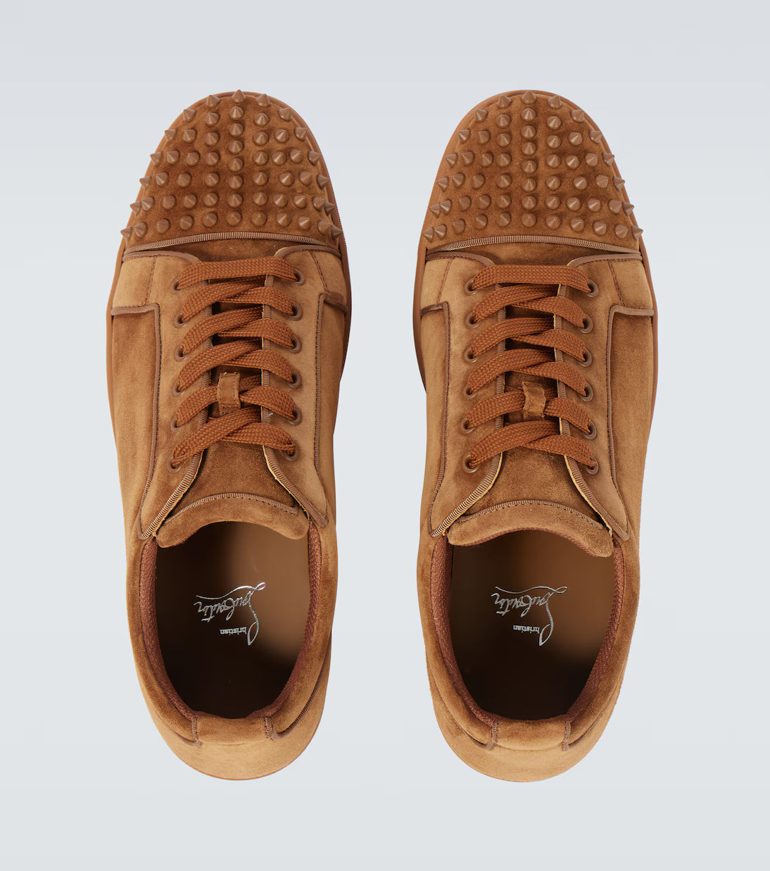 Christian Louboutin Louis Junior Spikes suede sneakers
