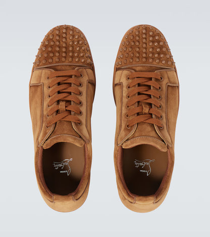 Christian Louboutin Louis Junior Spikes suede sneakers