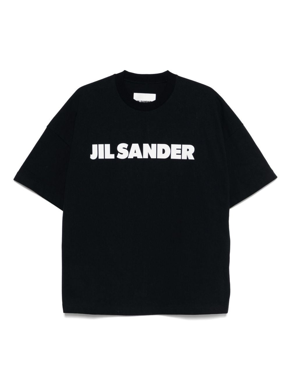 Jil Sander Logo Printed T-Shirt Black