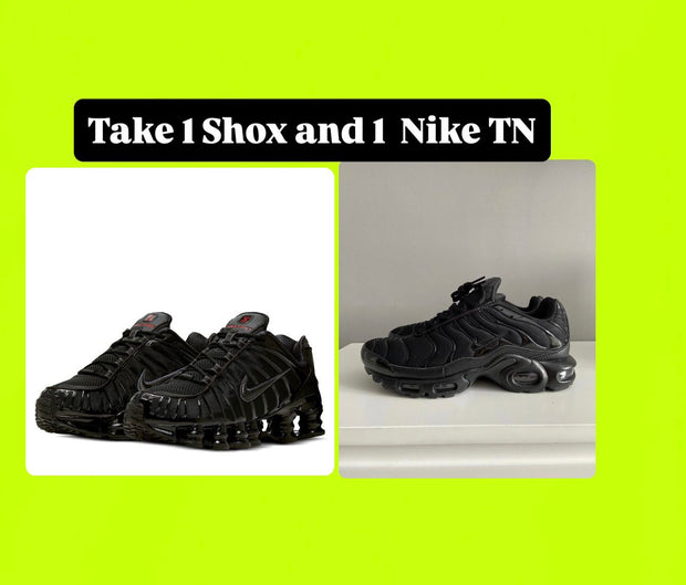 1x Nike Shox TL and 1x Nike TN Sneaker - Combo Deal