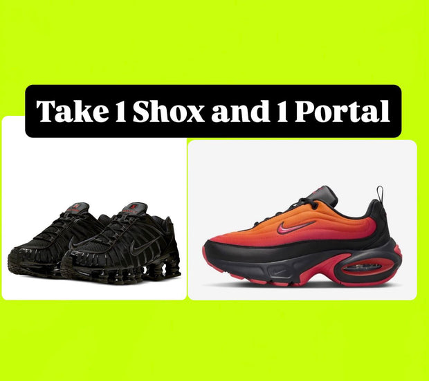 1x Nike Shox TL and 1x Nike Portal Sneaker - Combo Deal