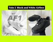 2x Pairs of Nike Airforce 1 Sneaker - Mixed